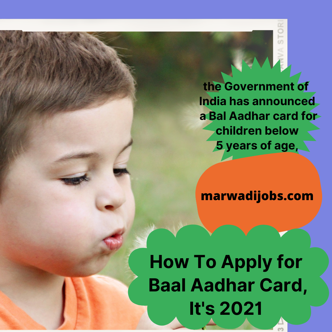 Baal Aadhar Card